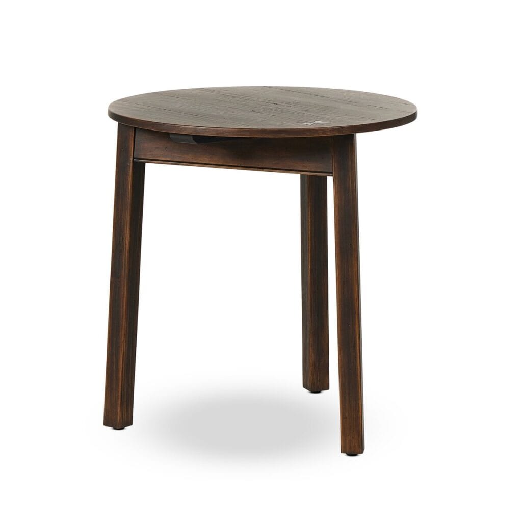 Black side table