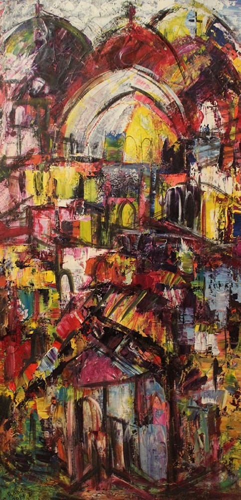 Baha Omary: Pink Adrift (20x24) $400